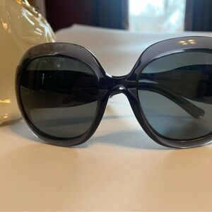 Vintage Balenciaga Edition Grey Oversized Sunglasses